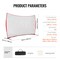 16 x 10 Feet Portable Sports Barrier Netting with Powder Coated Steel Pipe Base and Carry Bag